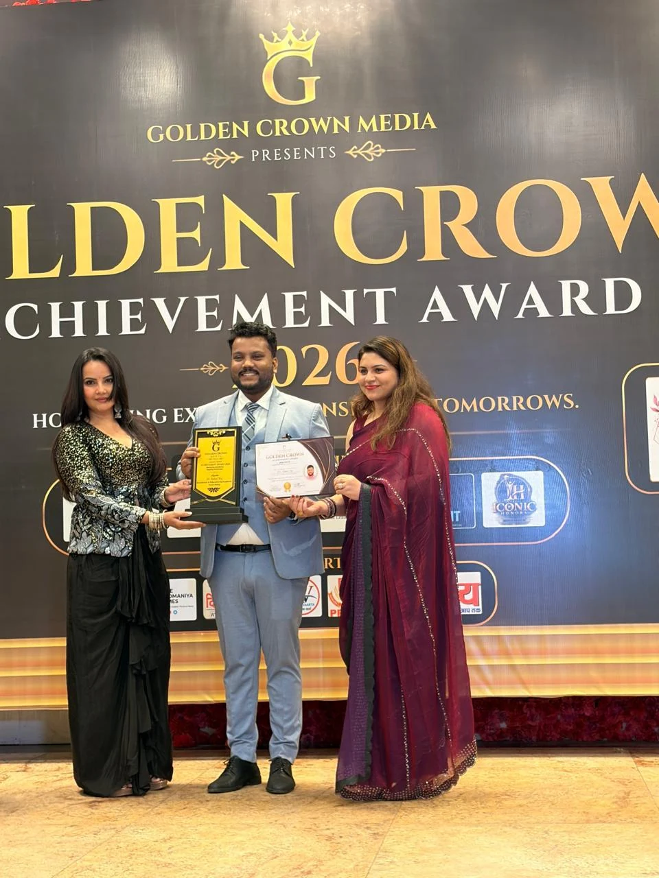 Golden Crown Achievement Award moment
